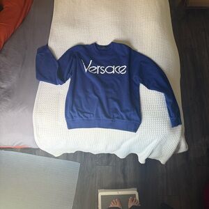 VINTAGE Versace Royal Blue Crewneck